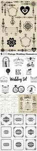 Vectors - Vintage Wedding Elements 9