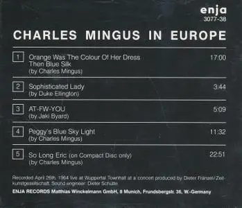 Charles Mingus - Mingus In Europe, Volume II (1964) {Enja CD 3077-38 rel 1988}