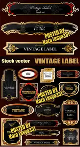 Vintage label