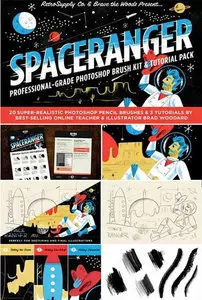CreativeMarket - SpaceRanger Brush Kit & Tutorials