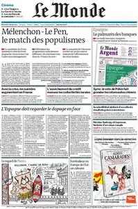 Le Monde et Supplément Argent du 08 Février 2012