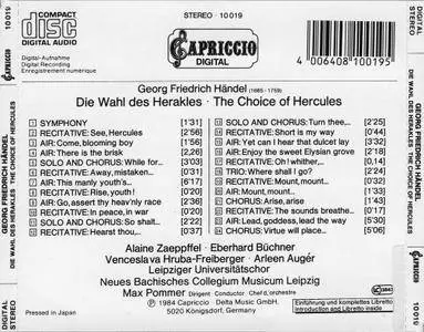 Max Pommer - Handel: Die Wahl des Herakles (The Choice of Hercules) (1992)