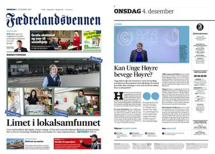 Fædrelandsvennen – 04. desember 2019