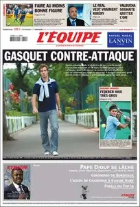L'Équipe. Vendredi 05 Juin 2009