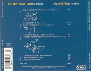 Anthony Braxton - Gino Robair - Duets 1987 (1998)