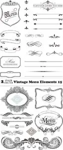 Vectors - Vintage Menu Elements 15