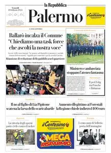 la Repubblica Palermo - 23 Febbraio 2024