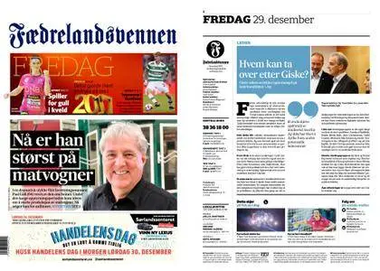 Fædrelandsvennen – 29. desember 2017