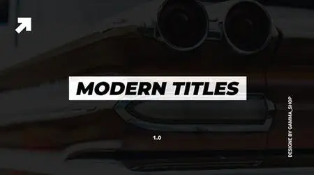 Modern Titles & Lower Thirds | After Effects 35861508