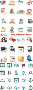 Vectors - Web Different Icons