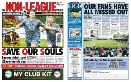 The Non-league Football Paper – September 27, 2020