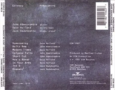 Gateway - Homecoming (1995) {ECM 1562}