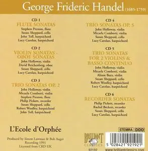 L'Ecole d'Orphée - George Frideric Handel: Complete Chamber Music [6CDs] (2006)