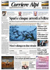 Il Corriere delle Alpi - 11.03.2014
