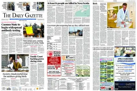 The Daily Gazette – April 20, 2020