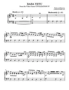 Baba Yetu - Christopher Tin (Easy Piano)