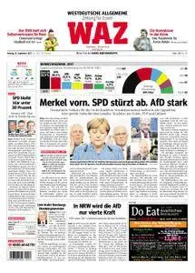 WAZ Westdeutsche Allgemeine Zeitung Essen-Steele/Kray - 25. September 2017
