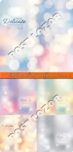 Delicate abstract background vector 2