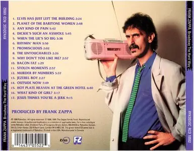 Frank Zappa - Broadway The Hard Way (1988) {Rykodisc RCD 10552 rel 1995}