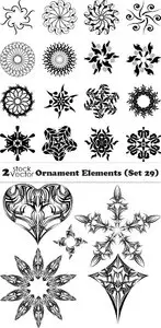 Vectors - Ornament Elements (Set 29)