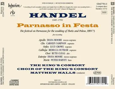 Matthew Halls, The King’s Consort - George Frideric Handel: Parnasso in Festa (2008)