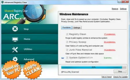Advanced Registry Clear 2.1.7.2 Portable