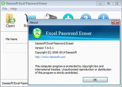 Daossoft Excel Password Eraser 7.0.0.1