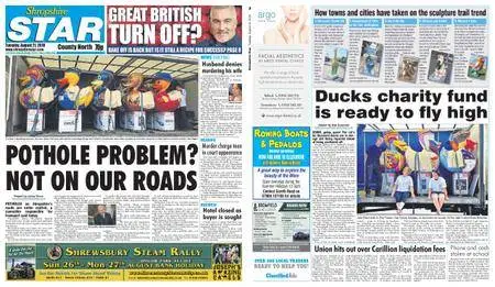Shropshire Star North County Edition – August 21, 2018