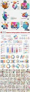 Vectors - Option Infographics Elements 108