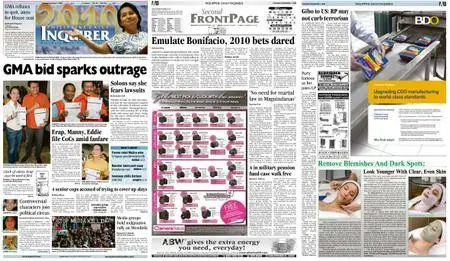 Philippine Daily Inquirer – December 01, 2009