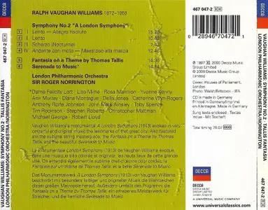 Roger Norrington, London Philharmonic Orchestra - Vaughan Williams: Symphony No. 2 'London', Tallis Fantastia (2000)