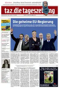 Tageszeitung TAZ vom 24 April 2015