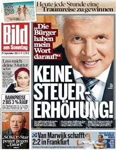 Bild am Sonntag, 29. September 2013