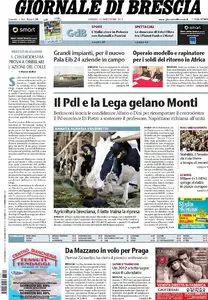 IL GIORNALE DI BRESCIA 12 NOVEMBRE 2011