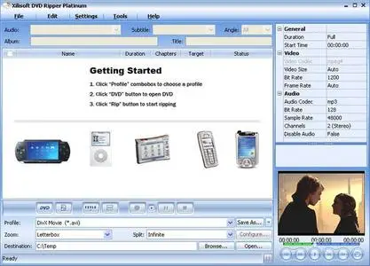 Xilisoft DVD Ripper Platinum 4.0.74.0419