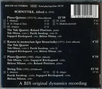 Alfred Schnittke - Piano Quintet & Other Works (1992) {BIS Schnittke Edition, BIS-547} (Item #14)