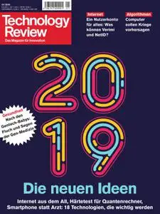 Technology Review – 20 Dezember 2018