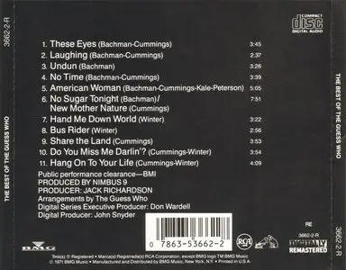 The Guess Who - The Best Of (1971) [1990 USA]