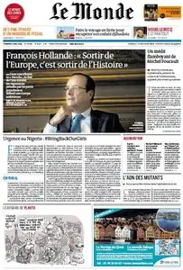 Le Monde du Vendredi, 09. Mai 2014