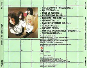 Mötley Crüe - Dr Feelgood (1989) [Elektra 22P2-2784, 1989]