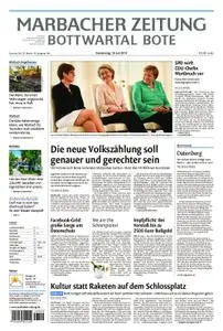 Marbacher Zeitung - 18. Juli 2019