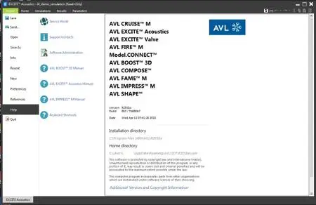 AVL Simulation Suite 2018a