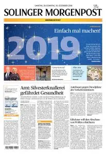 Solinger Morgenpost – 29. Dezember 2018