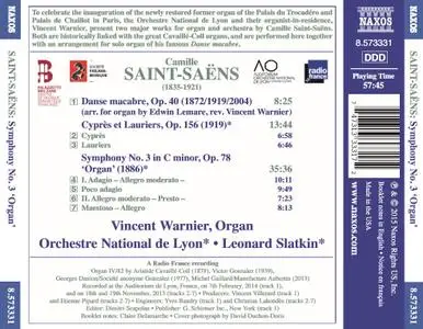 Leonard Slatkin - Saint-Saëns - Symphony No. 3 'Organ Symphony' (2015) [Official Digital Download 24/96] **[RE-UP]**