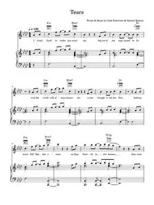 Tears (featuring Louisa Johnson) - Clean Bandit, Clean Bandit feat. Louisa Johnson, Louisa Johnson (Piano-Vocal-Guitar (