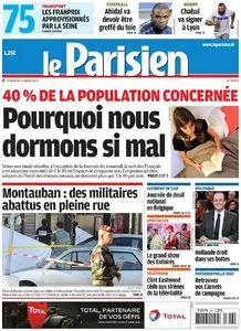 Le Parisien + Cahier Paris du Vendredi 16 Mars 2012