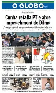 O Globo - 03 de dezembro de 2015 - Quinta