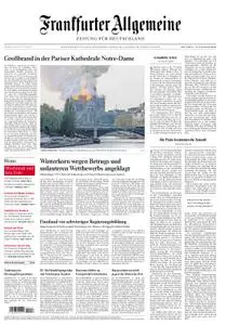 Frankfurter Allgemeine Zeitung F.A.Z. mit Rhein-Main Zeitung - 16. April 2019