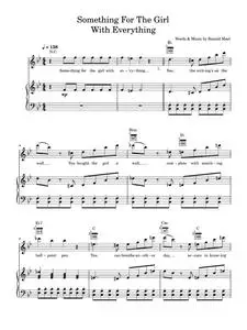 Something for the girl with everything - Sparks (Piano-Vocal-Guitar (Piano Accompaniment))