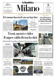 la Repubblica Milano - 23 Luglio 2022